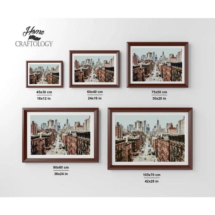 Manhattan - Premium Diamond Painting Kit - Diamond Painting Kit