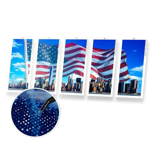 Manhattan Skyline Panel - Diamond Painting Panels - Diamond Painting Cross Stitch
