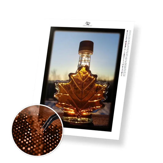 Maple Syrup - Premium Diamond Painting Kit - 20x25cm / 8x10’’ / Square (Most Popular) - Diamond Painting Kit