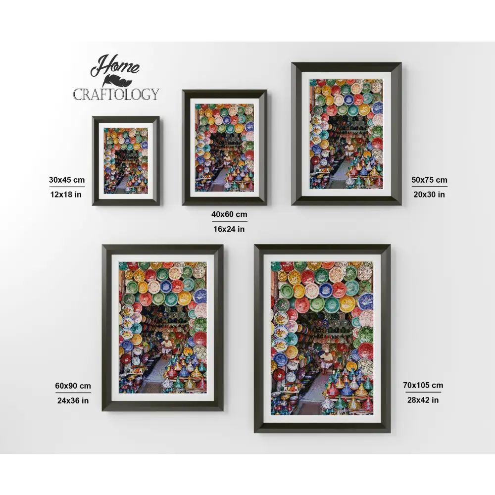 Marrakech Market - Premium Diamond Painting Kit - Diamond Painting Kit