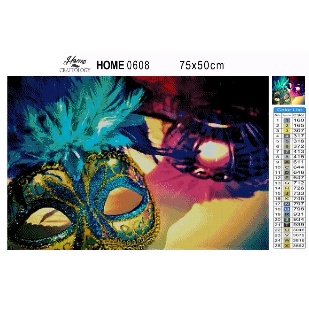 Mask - Premium Diamond Painting Kit - Diamond Painting Kit