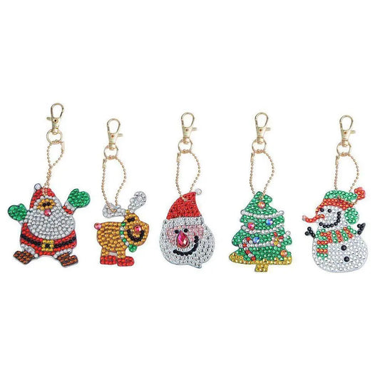 Merry Christmas - Diamond Painting Keychain - Keychain
