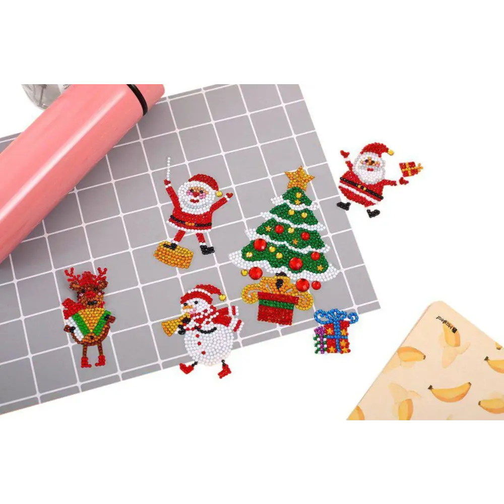 Merry Christmas - Diamond Painting Sticker - Sticker