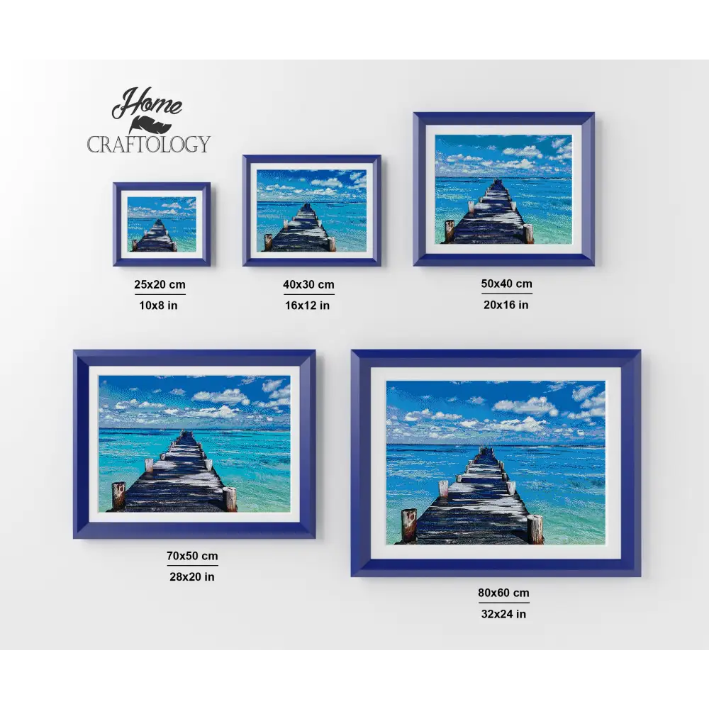 Mexico Beach - Premium Diamond Painting Kit - Diamond Painting Kit