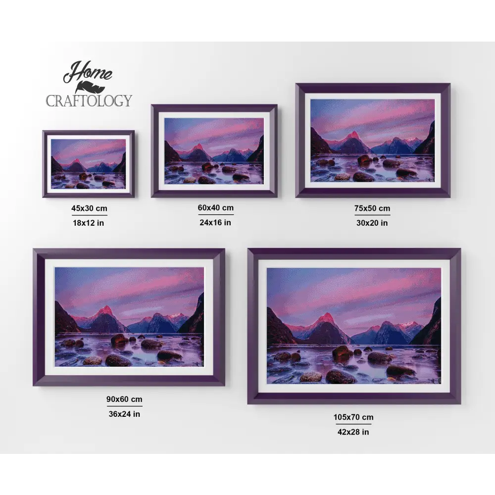 Milford Sound - Premium Diamond Painting Kit - Diamond Painting Kit