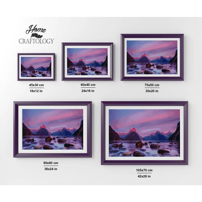 Milford Sound - Premium Diamond Painting Kit - Diamond Painting Kit
