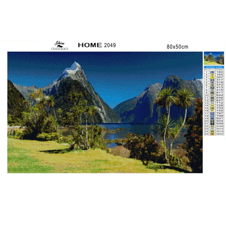 Mitre Peak - Premium Diamond Painting Kit - Diamond Painting Kit