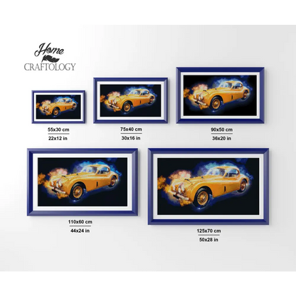 Modern Classic Car - Premium Diamond Painting Kit - Diamond Painting Kit