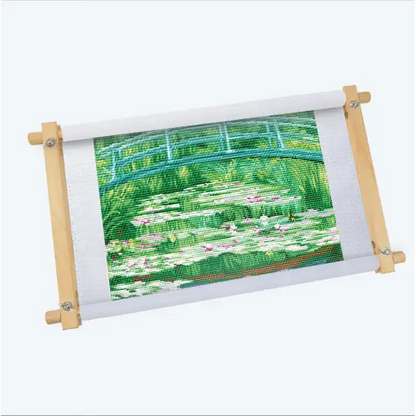 Monet Bridge Kit - Cross Stitch - With Frame - Cross Stitch Kit