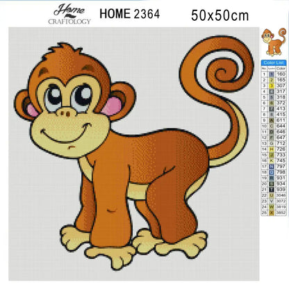 Monkey - Premium Diamond Painting Kit - Diamond Painting Kit