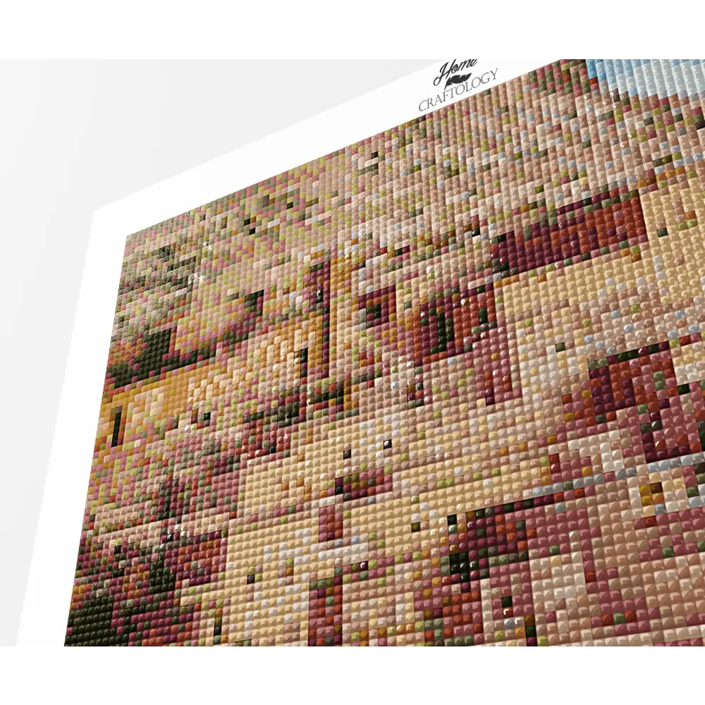 Morocco’s Clay Houses - Premium Diamond Painting Kit - Diamond Painting Kit