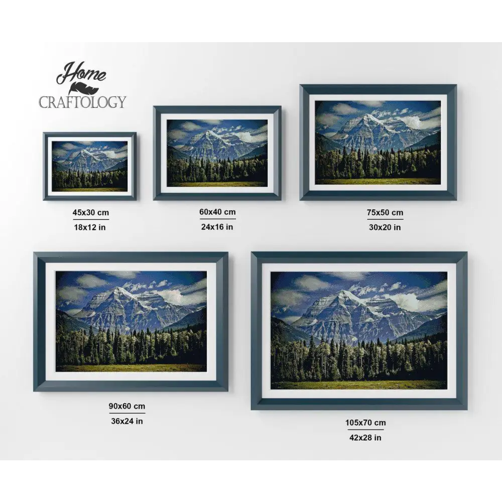 Mount Robson - Premium Diamond Painting Kit - Diamond Painting Kit