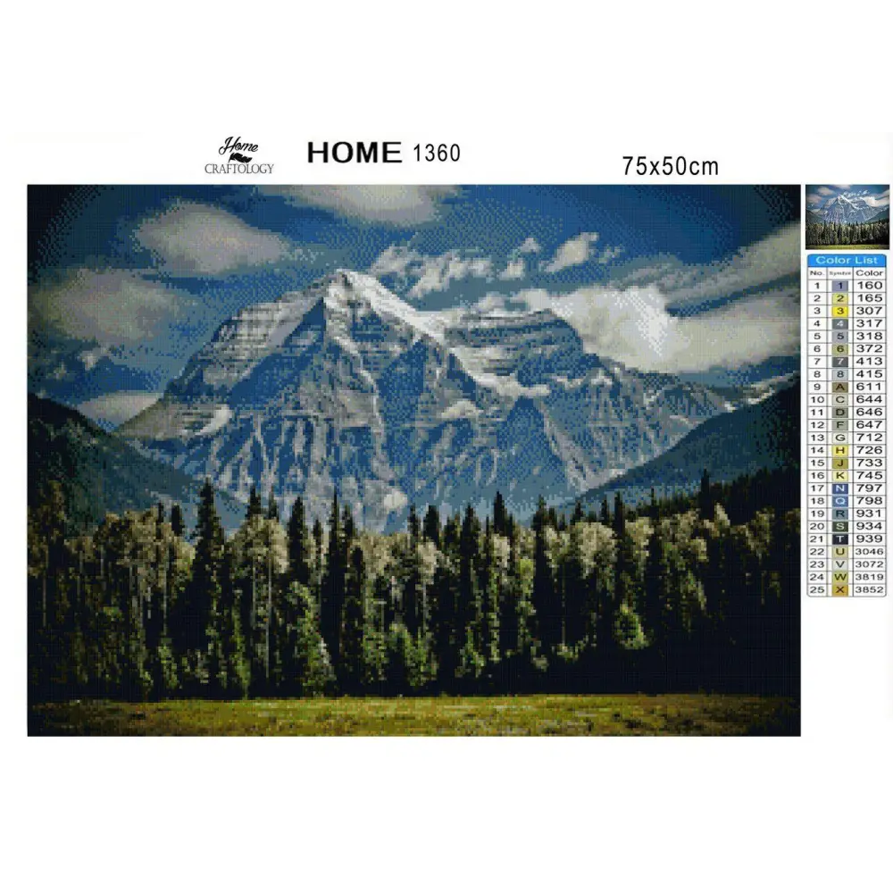 Mount Robson - Premium Diamond Painting Kit - Diamond Painting Kit