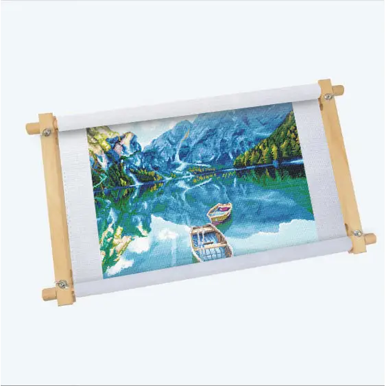 Mountain Lake Kit - Cross Stitch - With Frame - Cross Stitch Kit