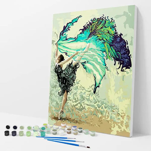 Moved by Dance Kit - Paint By Numbers - 30x40cm / 12x16’’ / No Frame - Paint By Numbers