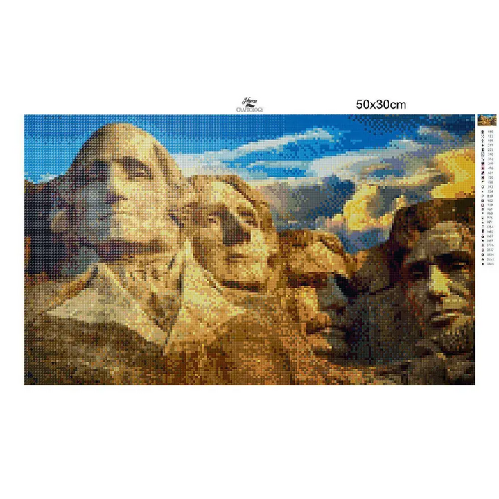 Mt. Rushmore - Diamond Painting Kit - Home Craftology