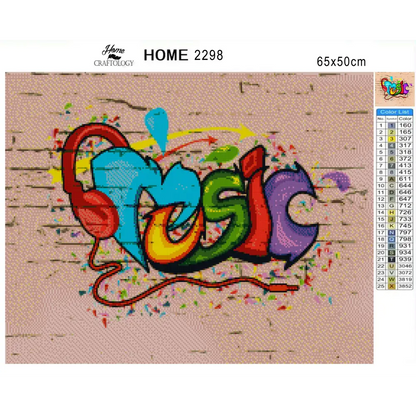 Music - Premium Diamond Painting Kit - Diamond Painting Kit