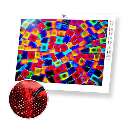 Neon Lights - Premium Diamond Painting Kit - 40x30cm / 16x12’’ / Square (Most Popular) - Diamond Painting Kit
