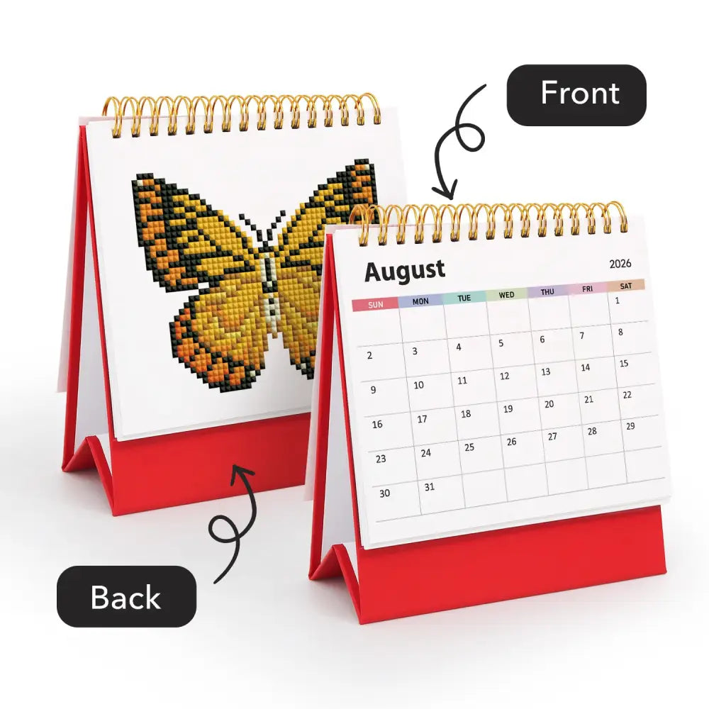 New! 2026 Butterfly Diamond Painting Calendar
