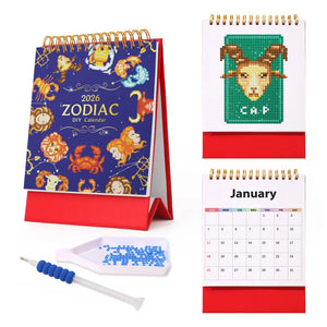 New! 2026 Zodiac Diamond Painting Calendar