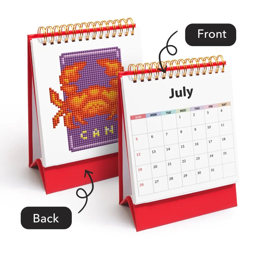 New! 2026 Zodiac Diamond Painting Calendar Home Home Craftology