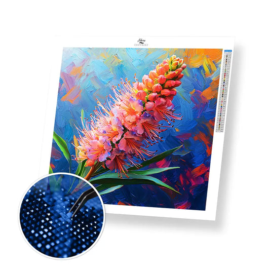 New! Bottlebrush - Exclusive Premium Diamond Painting Kit - 30x30cm / 12x12’’ / Square (Most Popular) / No Frame