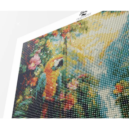 New! Macaws in the Rainforest - Exclusive Premium Diamond Painting Kit - Diamond Painting Kit