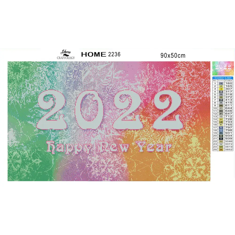 New Year Mandala - Premium Diamond Painting Kit - Diamond Painting Kit