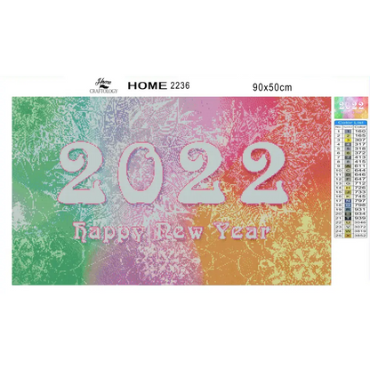 New Year Mandala - Premium Diamond Painting Kit - Diamond Painting Kit