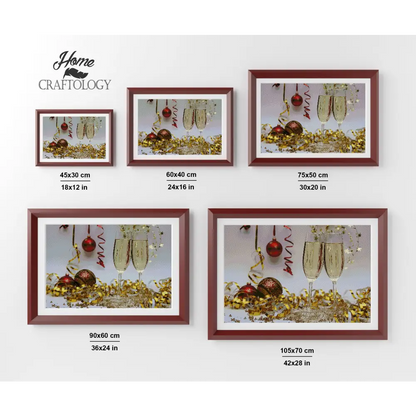 New Year Things - Premium Diamond Painting Kit - Diamond Painting Kit