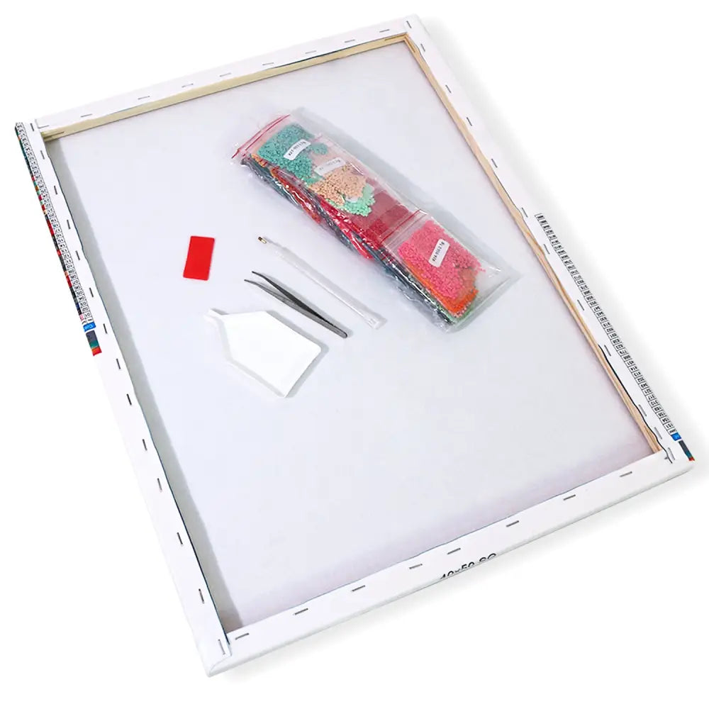 Christmas Tree and Presents - Pearl Diamond Painting Kit