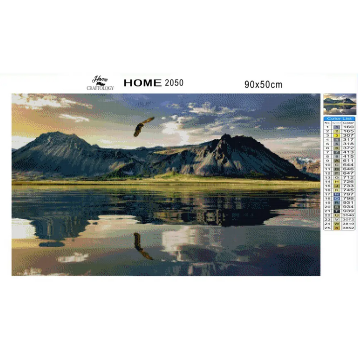 New Zealand Mountains - Premium Diamond Painting Kit - Diamond Painting Kit