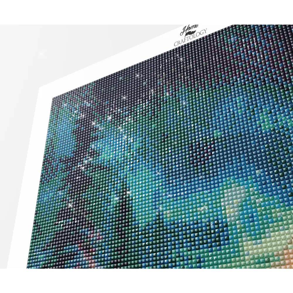 Northern Lights in Winter - Exclusive Premium Diamond Painting Kit - Diamond Painting Kit