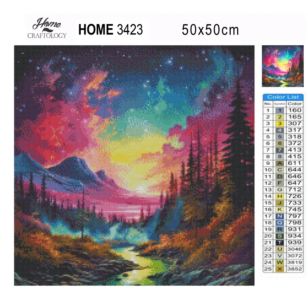Northern Lights Painting - Exclusive Premium Diamond Painting Kit - Diamond Painting Kit