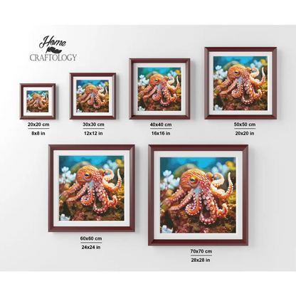 Octopus - Exclusive Premium Diamond Painting Kit - Diamond Painting Kit