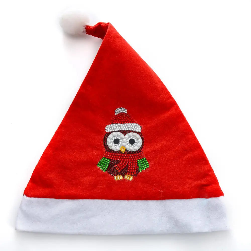 Owl - Christmas Hat - Christmas Hat
