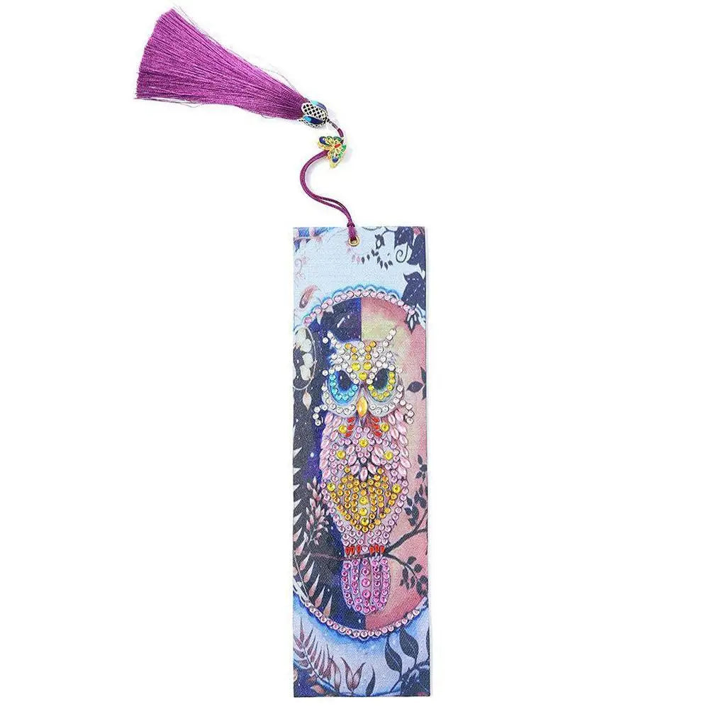 Owl - Diamond Painting Bookmark - Bookmark