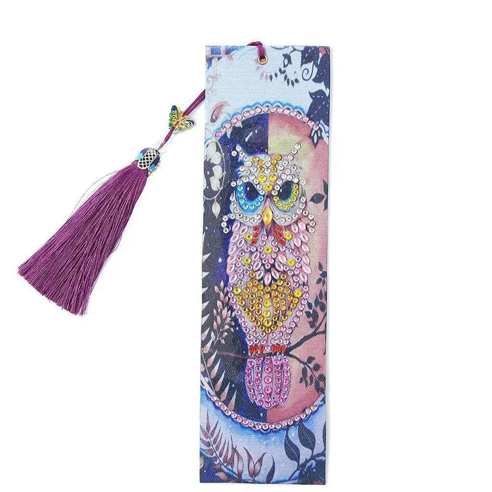 Owl - Diamond Painting Bookmark - Bookmark