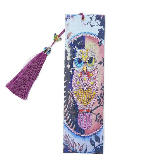 Owl - Diamond Painting Bookmark - Bookmark