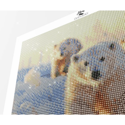 Pack of Polar Bears - Exclusive Premium Diamond Painting Kit - Diamond Painting Kit