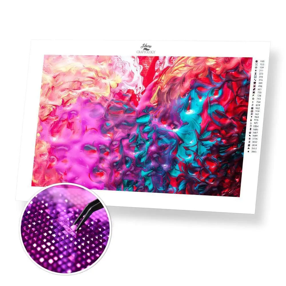 Paint Mixture - Premium Diamond Painting Kit - 45x30cm / 18x12’’ / Square (Most Popular) - Diamond Painting Kit