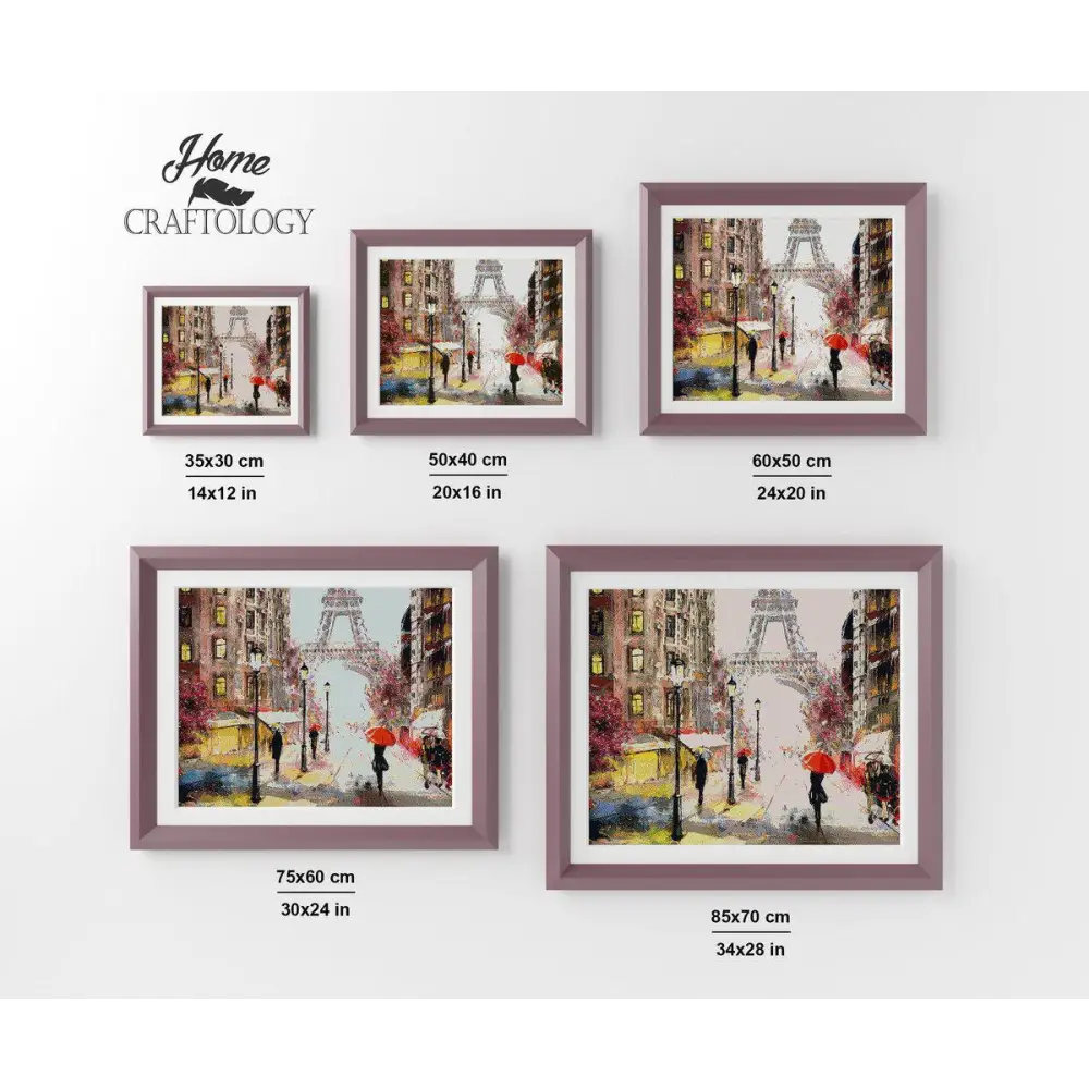 Paris in the Rain - Exclusive Premium Diamond Painting Kit - Diamond Painting Kit