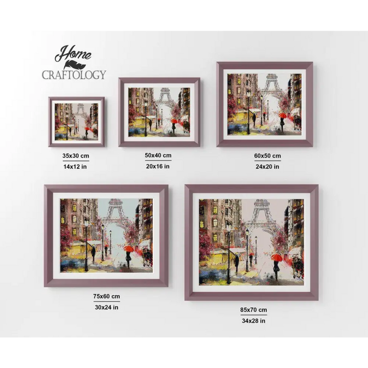 Paris in the Rain - Exclusive Premium Diamond Painting Kit - Diamond Painting Kit