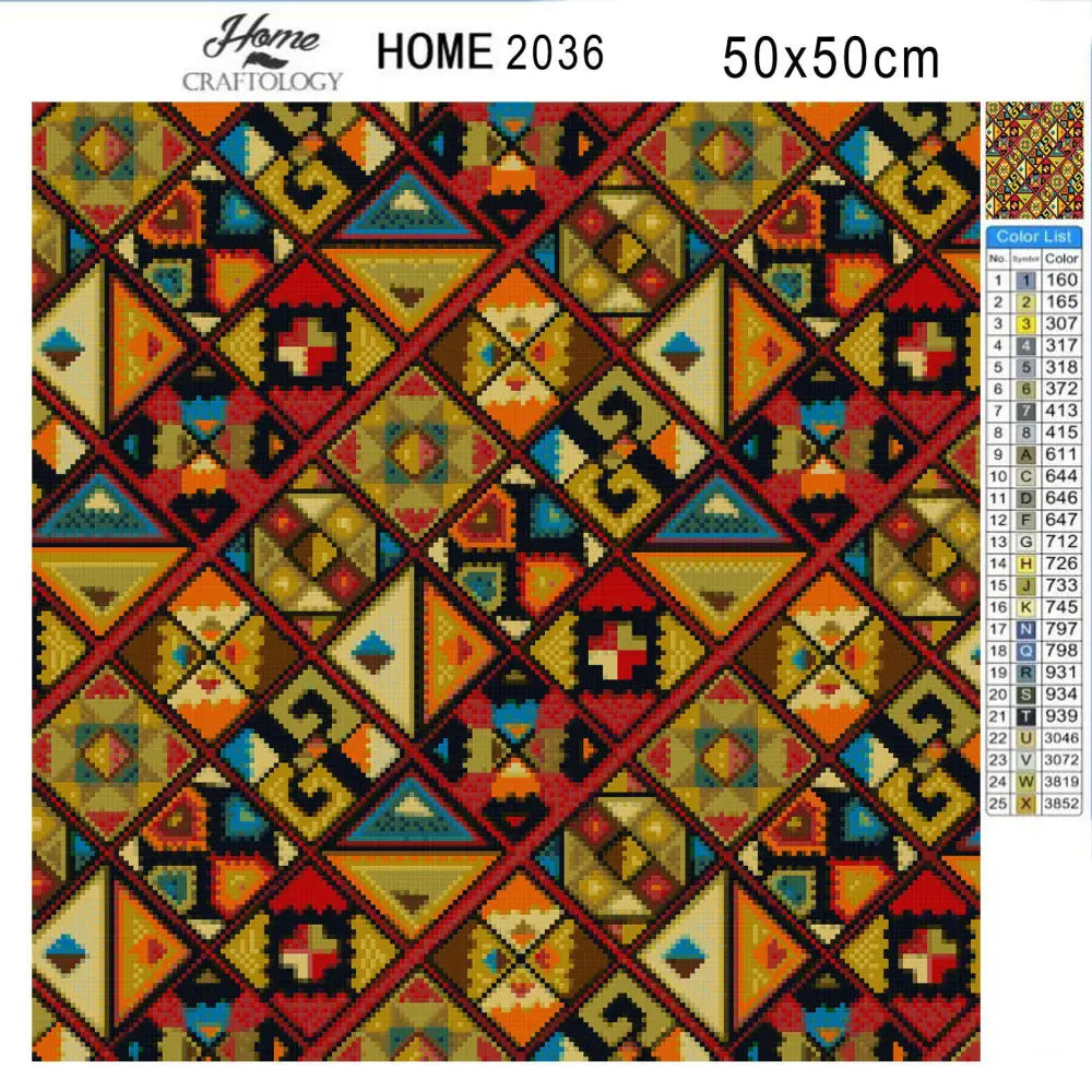Patchwork Print - Premium Diamond Painting Kit - Diamond Painting Kit