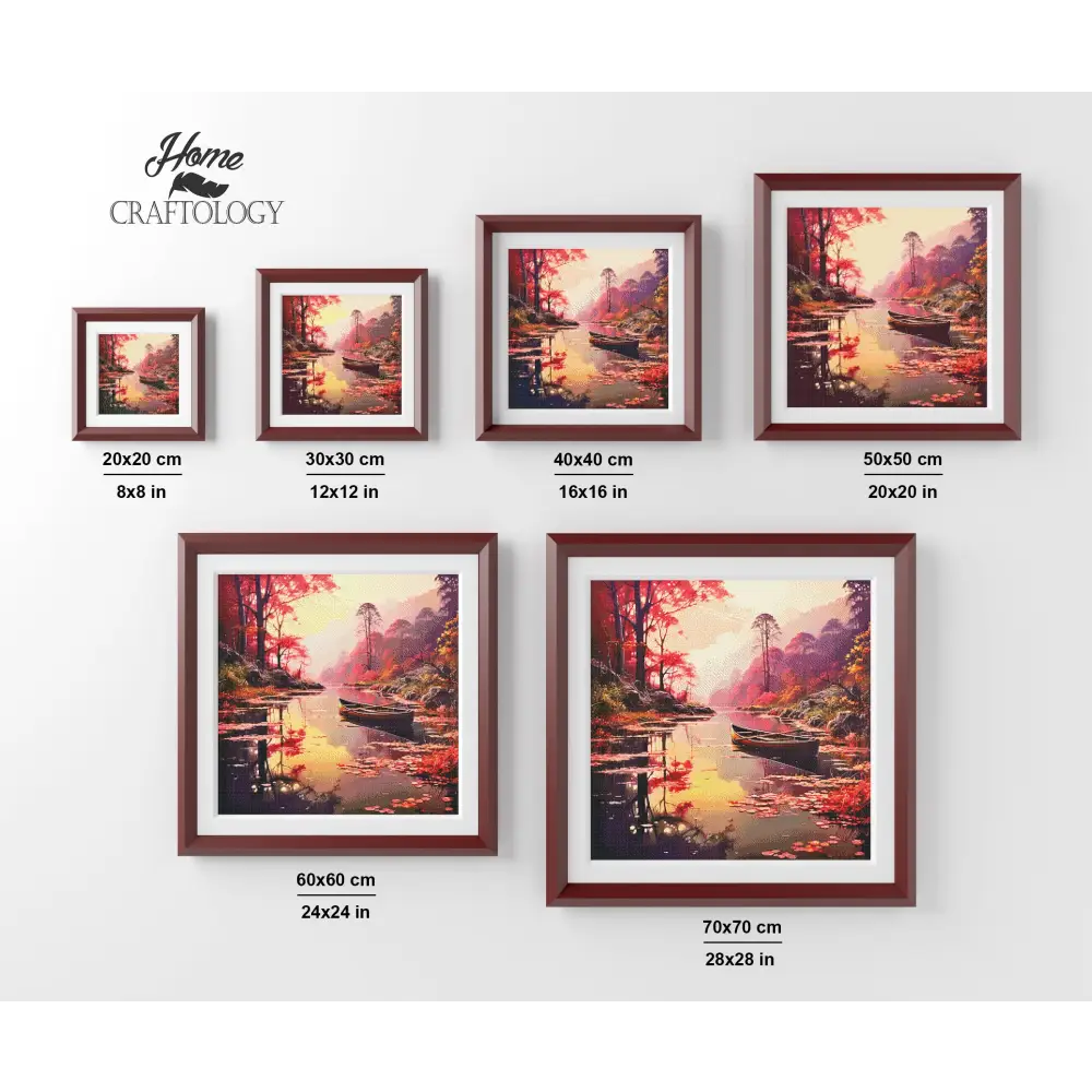 Peaceful Lake - Exclusive Premium Diamond Painting Kit - Diamond Painting Kit