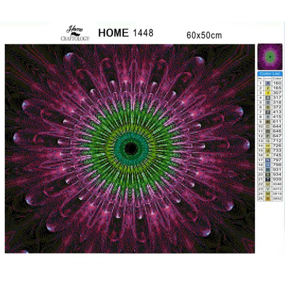 Peacock Mandala - Premium Diamond Painting Kit - Diamond Painting Kit