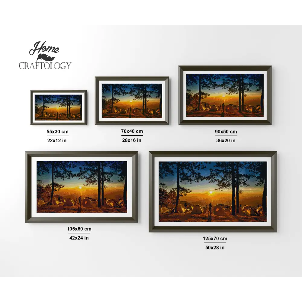 Perfect Sunrise View - Premium Diamond Painting Kit - Diamond Painting Kit