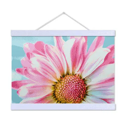 Pink Daisy - Premium Diamond Painting Kit - Diamond Painting Kit