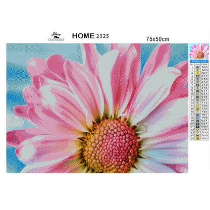Pink Daisy - Premium Diamond Painting Kit - Diamond Painting Kit