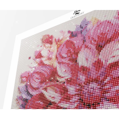 Pink Flower Mandala - Exclusive Premium Diamond Painting Kit - Diamond Painting Kit